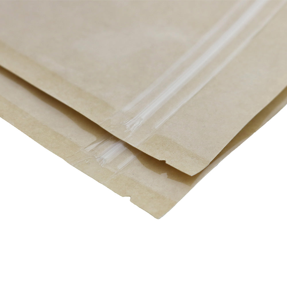 Glossy Clear Half Krafty Brown Stand Strong® Bags