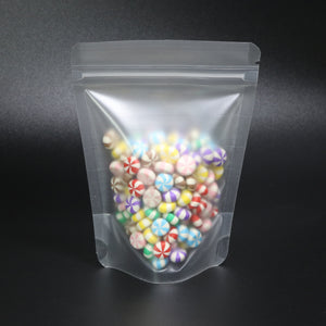 QQ Studio® Frosted Translucent Polyethylene Stand Strong® Bags