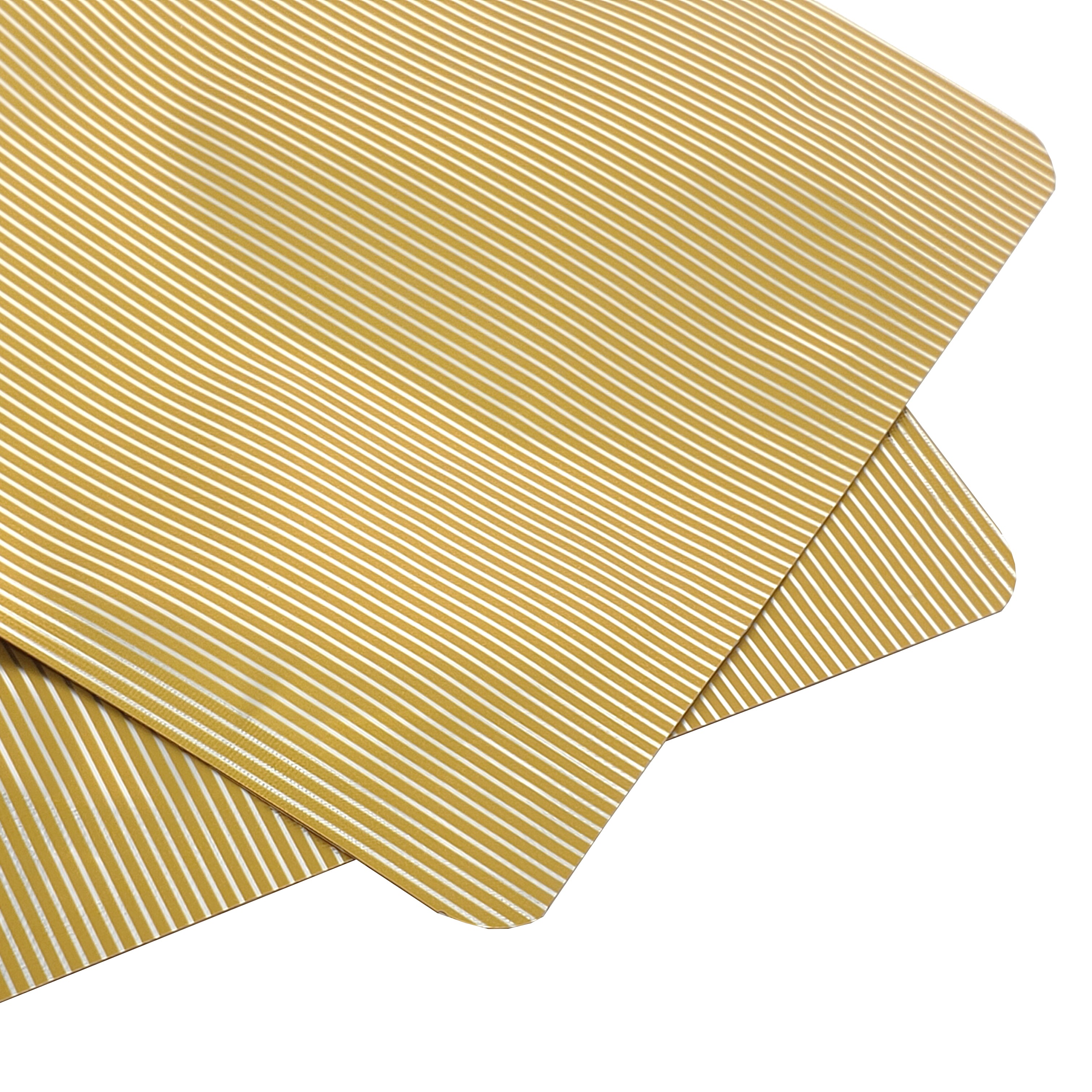 Double-Sided Rigid Gold Mylar Stand Strong® Bags