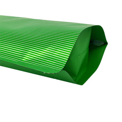 Baseball Green Stripe Design Mylar Stand Strong® Bags