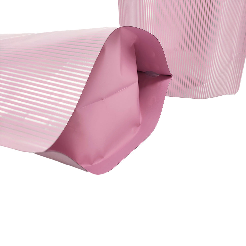 Double-Sided Pitch Pink Mylar Stand Strong® Bags