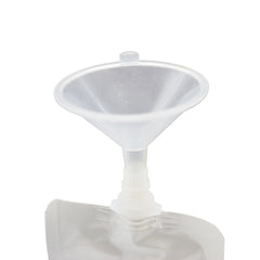 Glossy Clarity Clear Plastic Stand Pouch with Top Screw Cap Spout