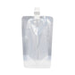 Glossy Clarity Clear Plastic Stand Pouch with Top Screw Cap Spout