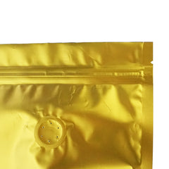 Blonde Roast Gold Foil Coffee Valve Stand Strong® Pouches with Zipper Seal