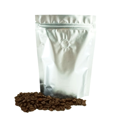 QQ Studio® Foil Coffee Valve StandStrong™ Pouches with Zipper Seal