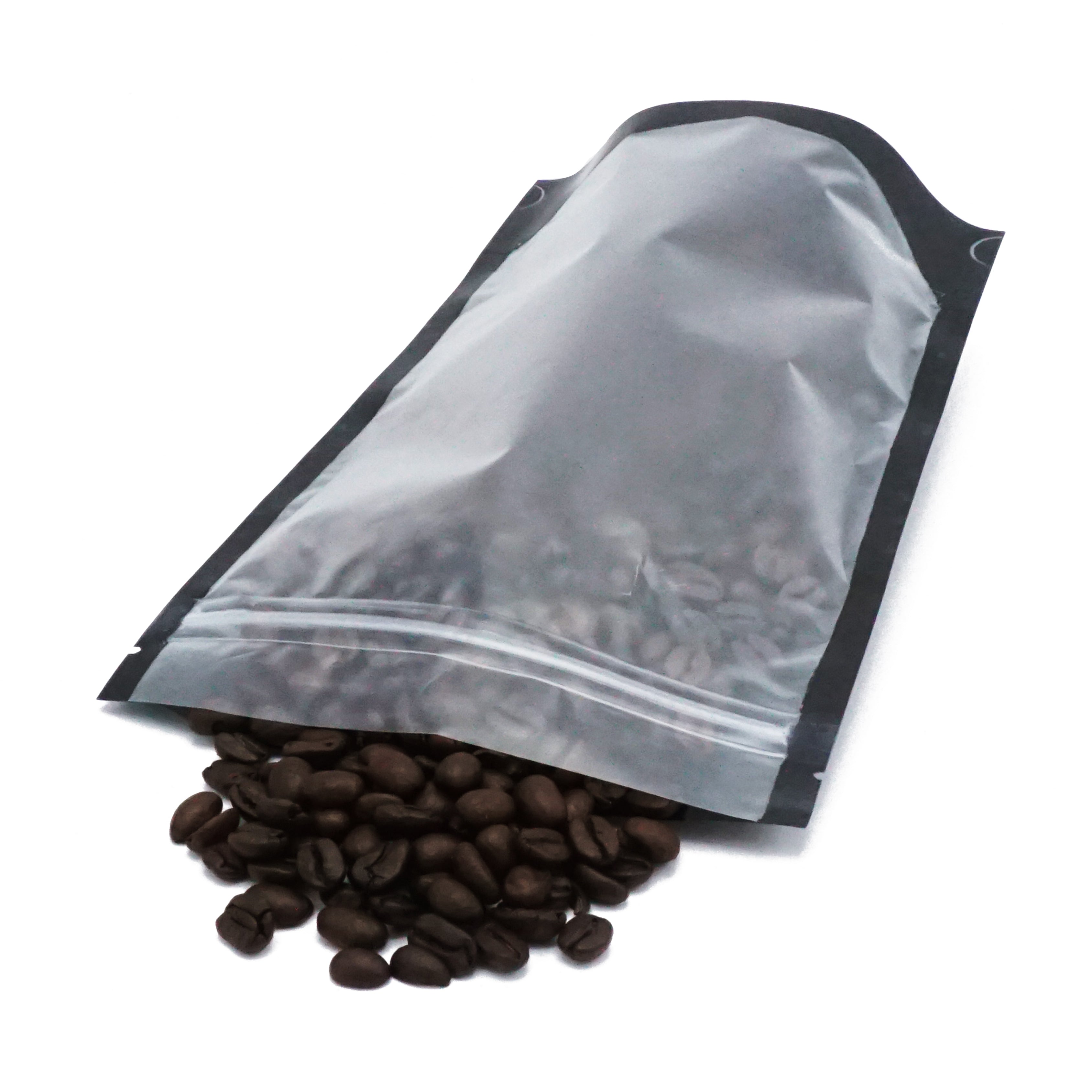 Mocha Black Coffee Valve Stand Strong® Packaging Bags with Zipper Seal