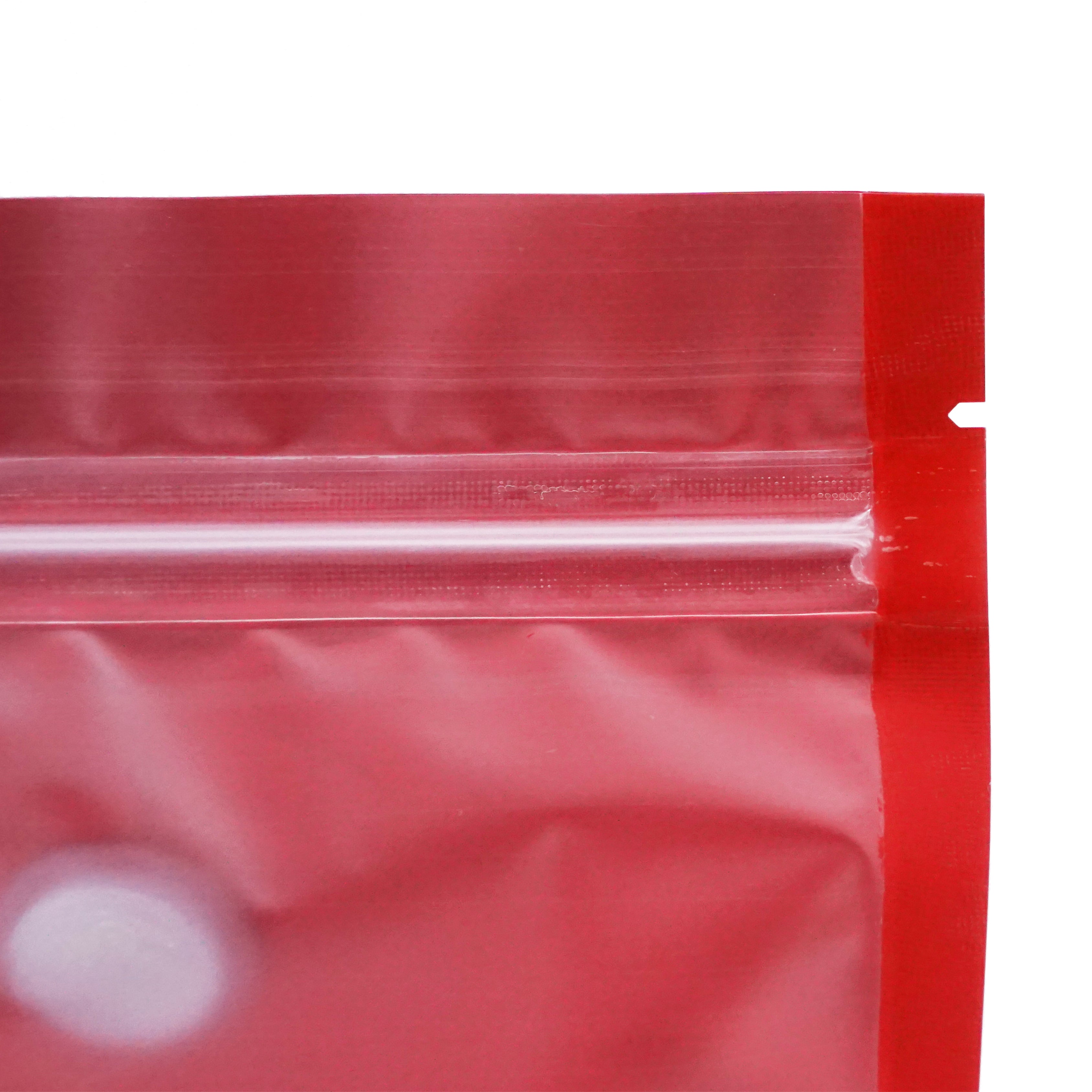 Roasted Red Coffee Valve Stand Strong® Packaging Bags with Zipper Seal