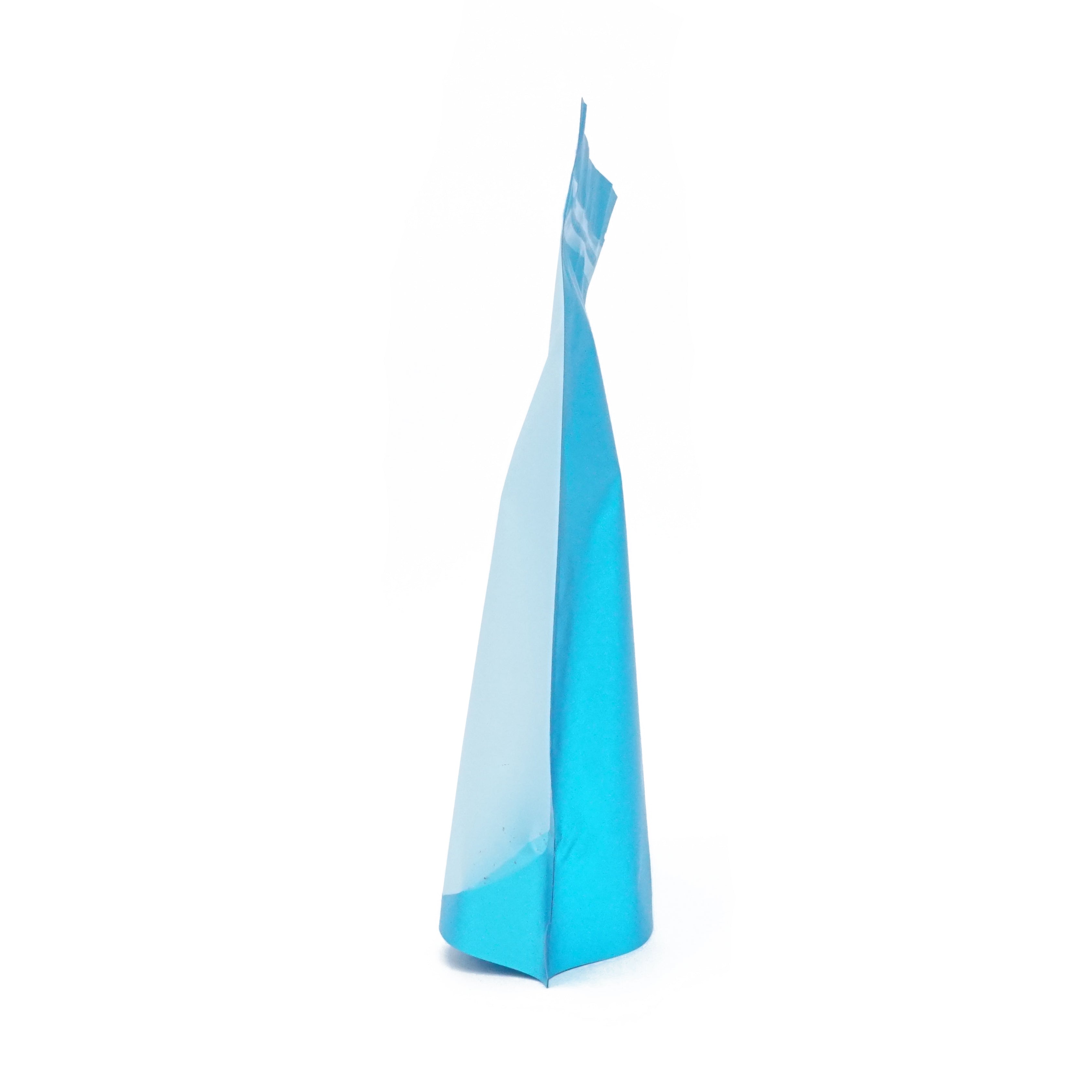 Nutty Blue Coffee Valve Stand Strong® Packaging Bags with Zipper Seal