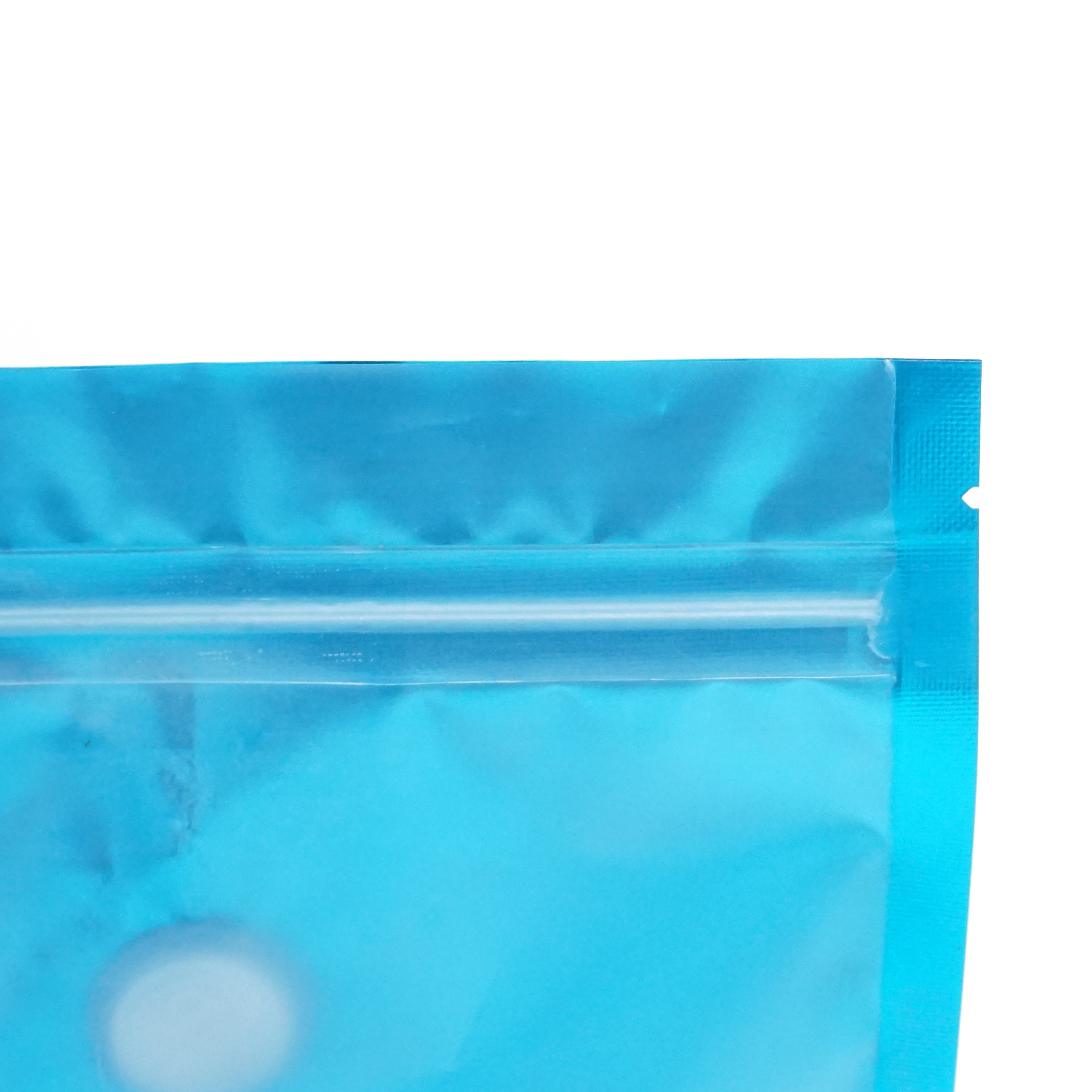 Nutty Blue Coffee Valve Stand Strong® Packaging Bags with Zipper Seal
