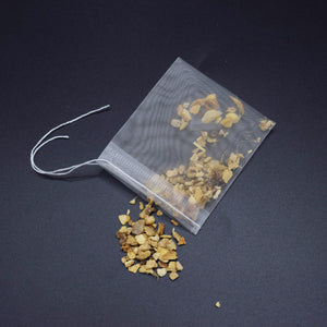 QQ Studio® White Nylon Filter Drawstring Bags