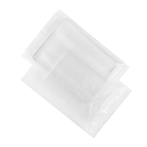 QQ Studio® Frosty Pane Translucent Fin Seal Open Top SlickSeal™ Bag