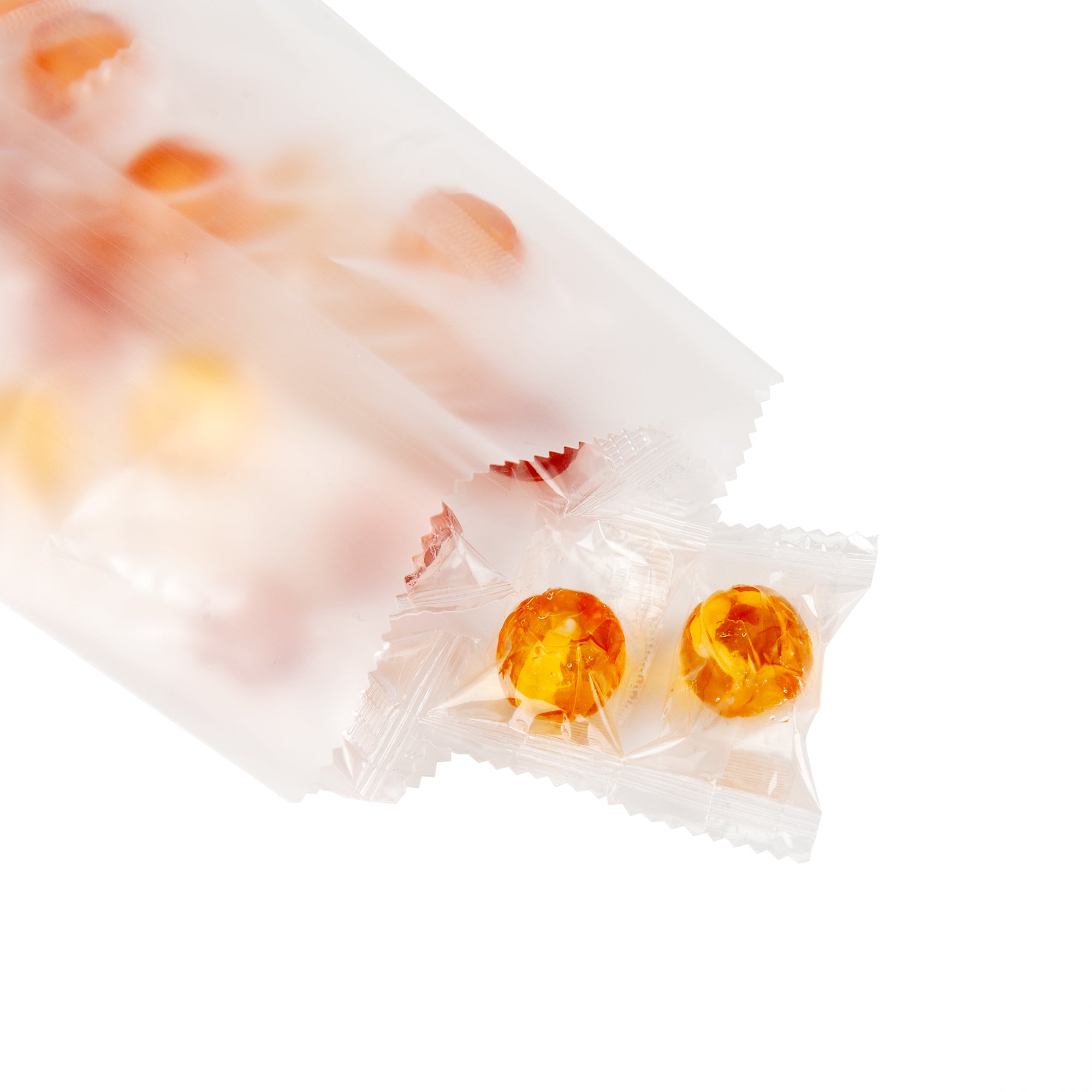 Frosty Pane Translucent Fin Seal Open Top SlickSeal™ Bag