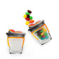 QQ Studio® Colored Shaker Bottle Shaped Plastic QuickQlick® Bags