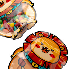 Animal Shaped Stand Strong® Packaging Bags with Cute Animal Prints