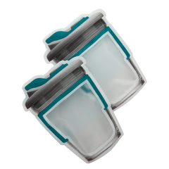 Skyline Blue Shaker Bottle Shaped Plastic Stand Strong® Bags