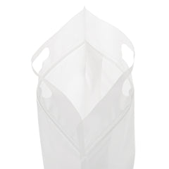 Frosted Polyethylene Side Gusset Stand Strong® Bags with Die-Cut Handles