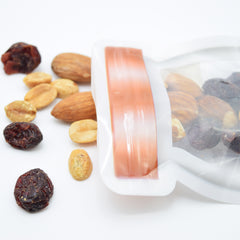 Copper Lid Contained Clear Jar Shaped Design Flat Plastic QuickQlick® Bags