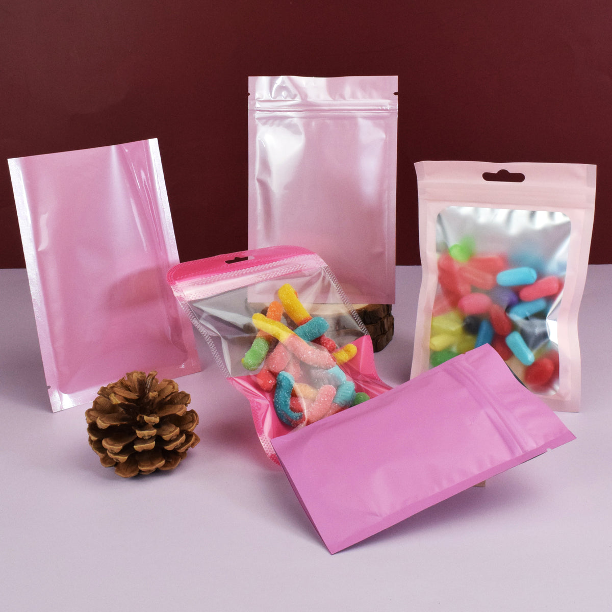 Starter Pink Packaging Bags Bundle Set