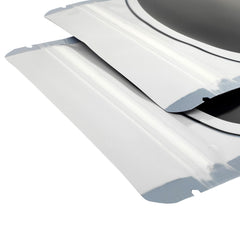 Glossy Plastic Zipper Bags with Transparent Framed Window and Hang Hole