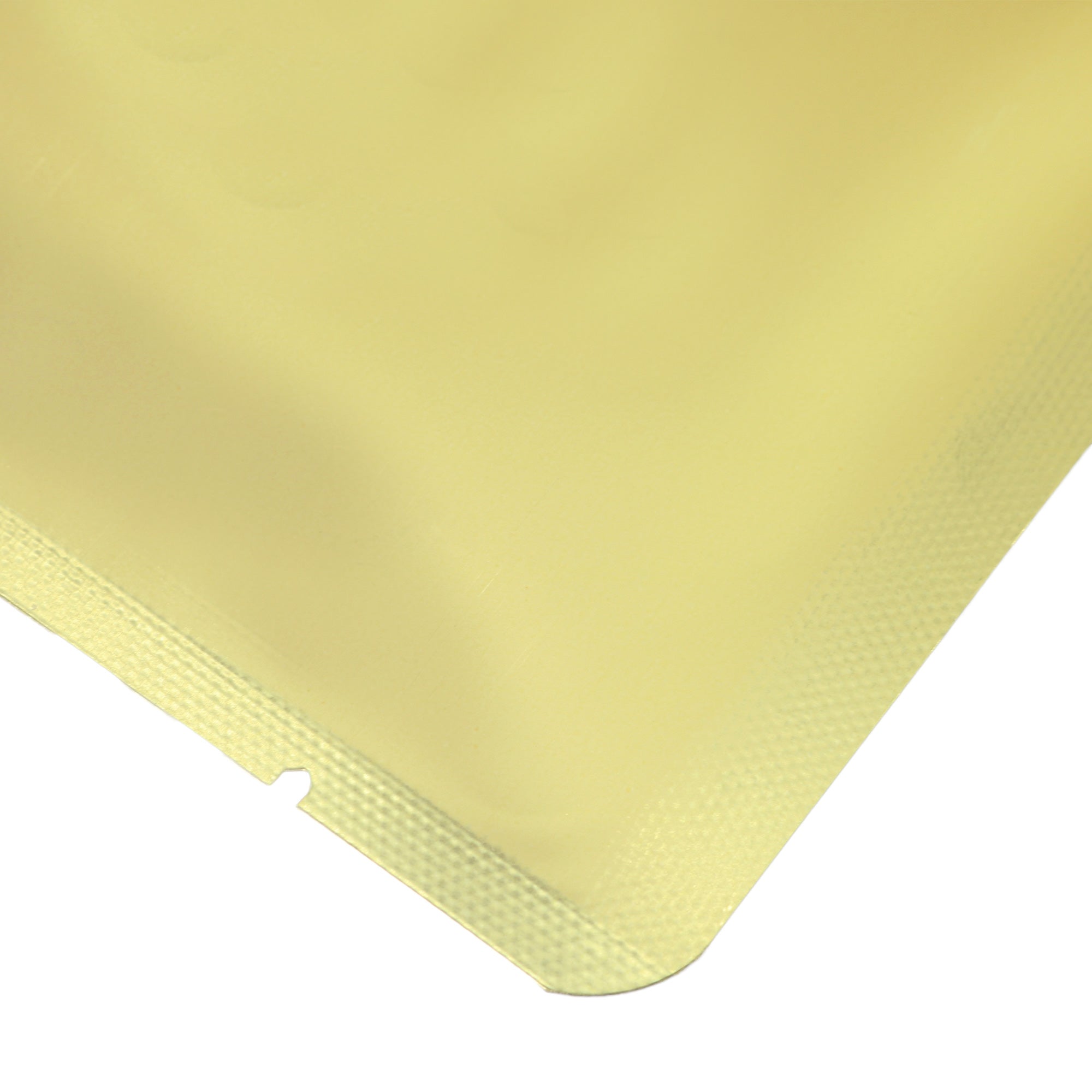Matte Mari Gold Aluminum Open Bottom SlickSeal™ Packaging Bag