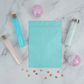 Flat Zipper Seal Bags – Biscuit Blue Matte with Frosted Window