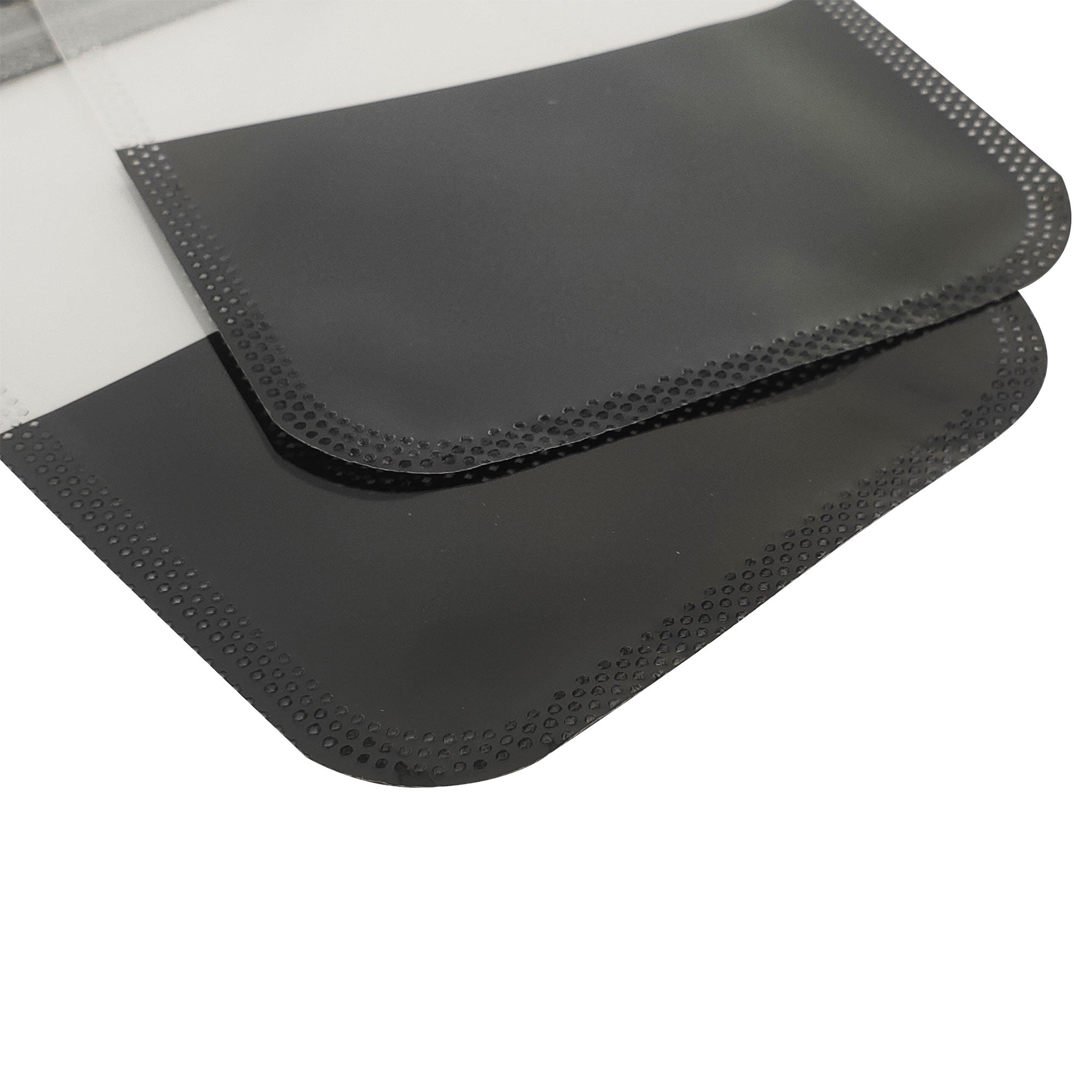 Glossy Half Moonlite Night Black QuickQlick® Bags with Butterfly Hang Hole