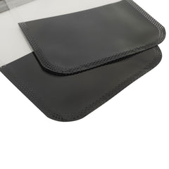 Glossy Half Moonlite Night Black QuickQlick® Bags with Butterfly Hang Hole