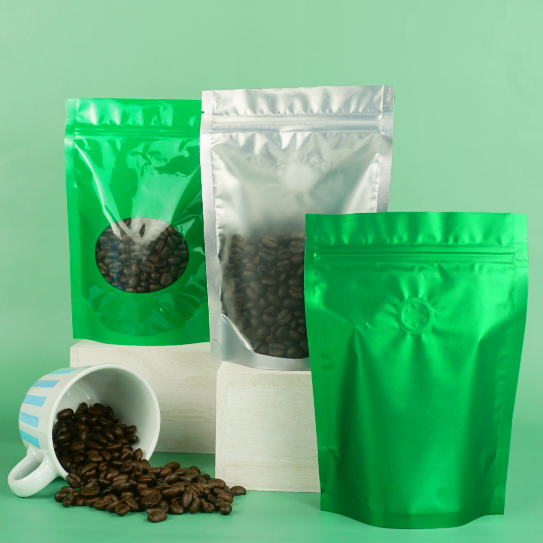 New Release Coffee Valve Packaging Bags Collection Sample Set (6 Bags) (Does Not Include Coffee)
