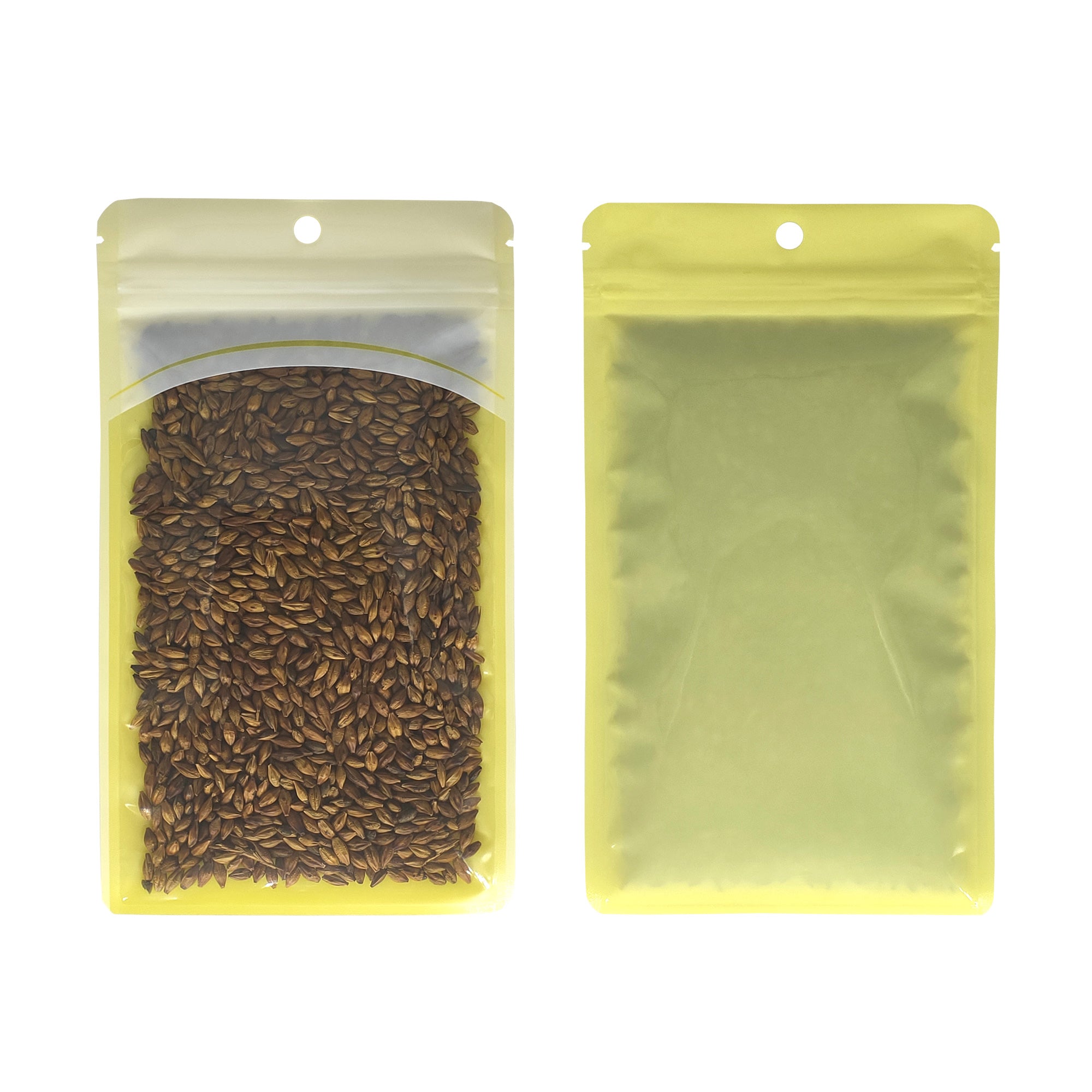 Glossy Yellow Horizon Design Plastic QuickQlick® Bags with Hang Hole