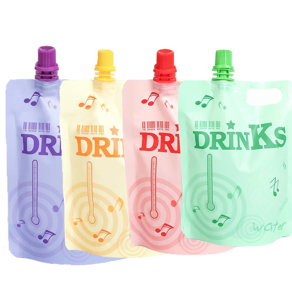 💰💰💰 QQ Studio® Designed Drink Pouches with Screw Cap Spout