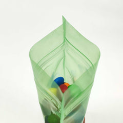 Glossy Cactus Green Plastic Flat QuickQlick® Bags