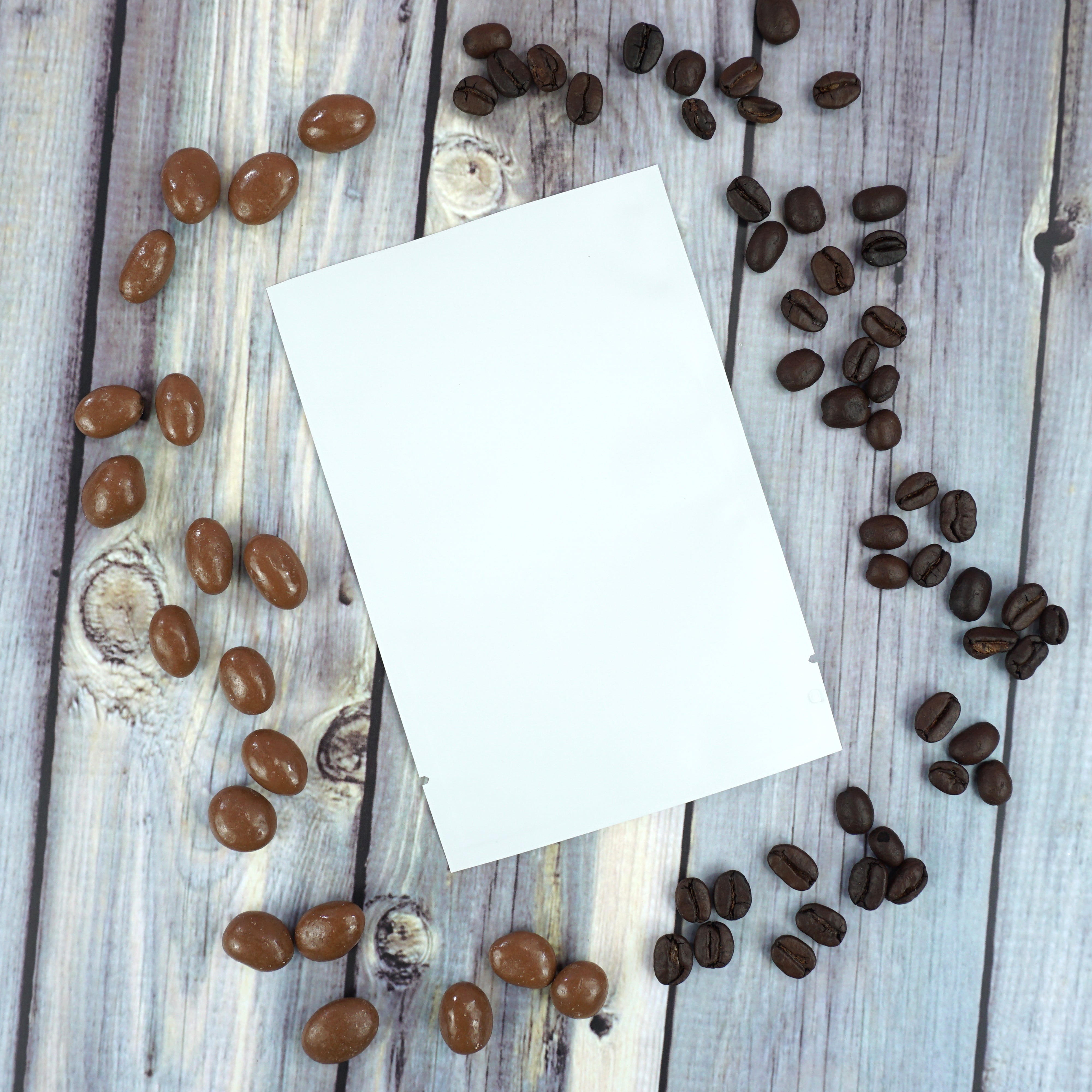 Whipped Cream White Matte Plastic SlickSeal™ Bags with Frosted Window