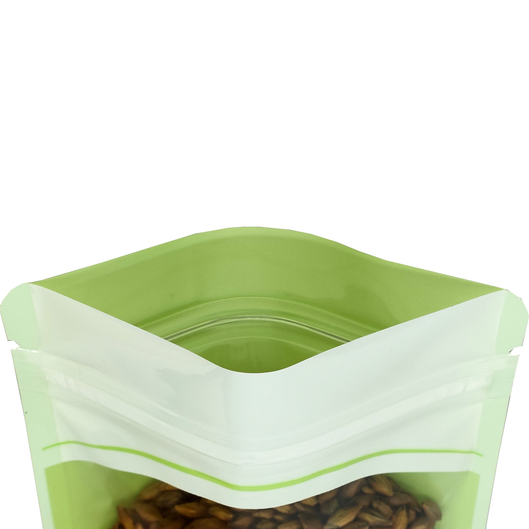 Glossy Mint Green Plastic QuickQlick® Bags with Hang Hole